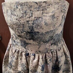 Vera Wang Strapless Dress